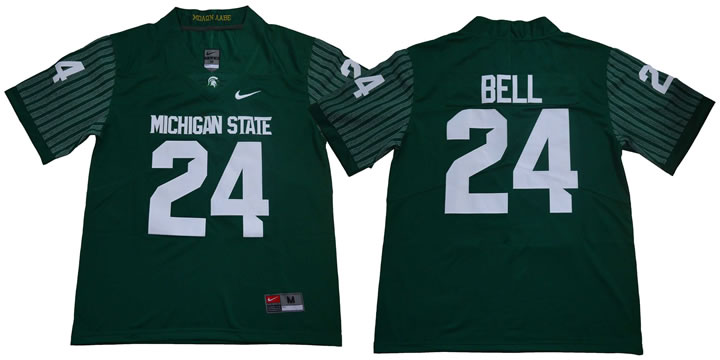 Michigan State Spartans 24 Le'Veon Bell Green Nike College Football Jersey,We sell and wholesale Michigan State Spartans 24 Le'Veon Bell Green Nike College Football Jersey on line form chian!